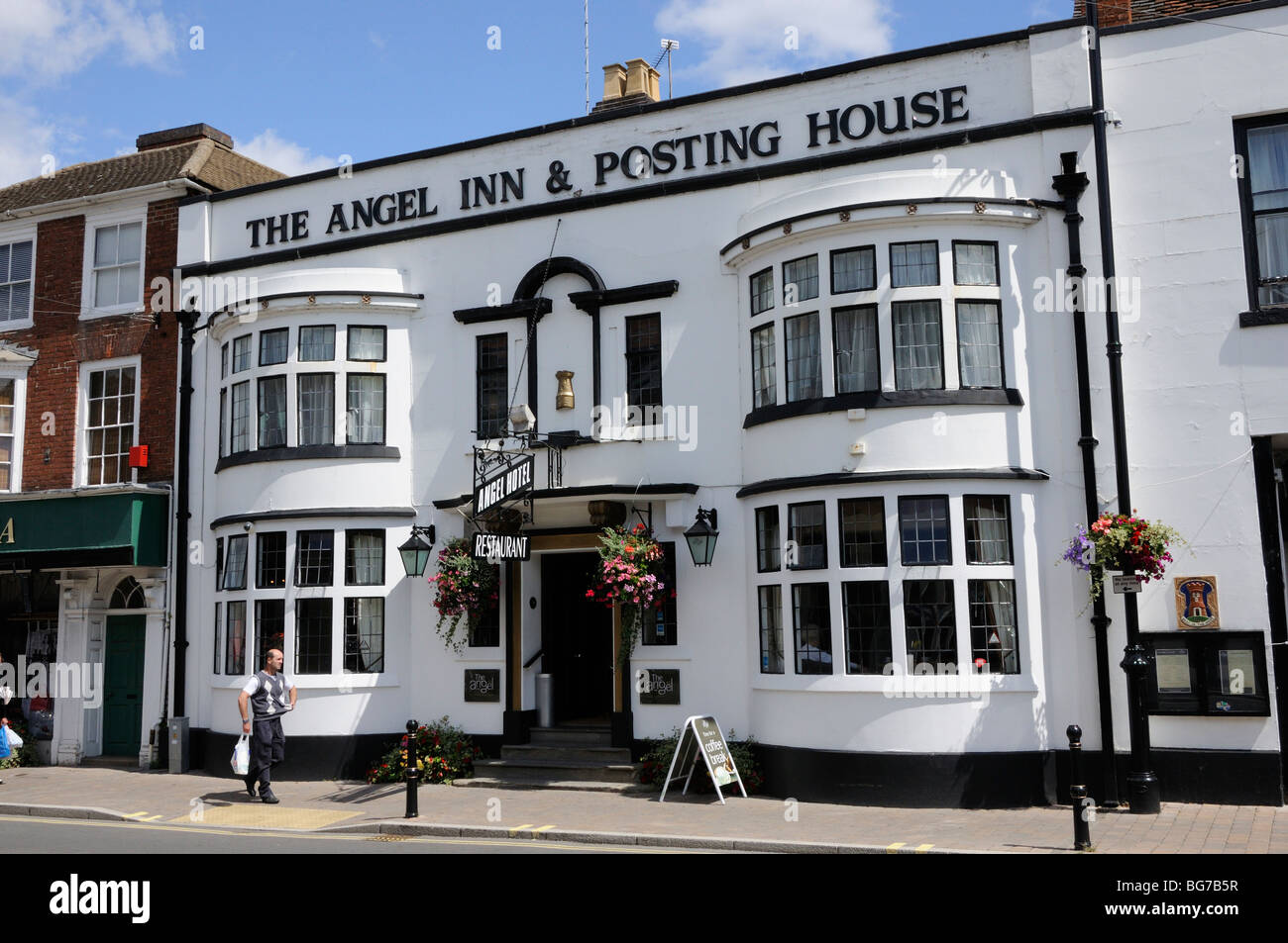 The Angel Inn & Posting House, Pershore, Worcestershire, England, UK Stock Photo Alamy