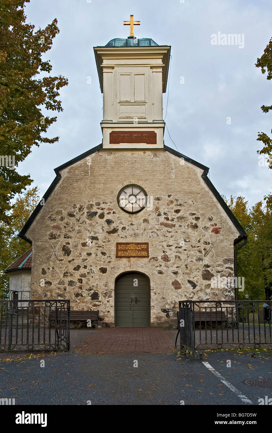 Lidingö church, Sweden Stock Photo