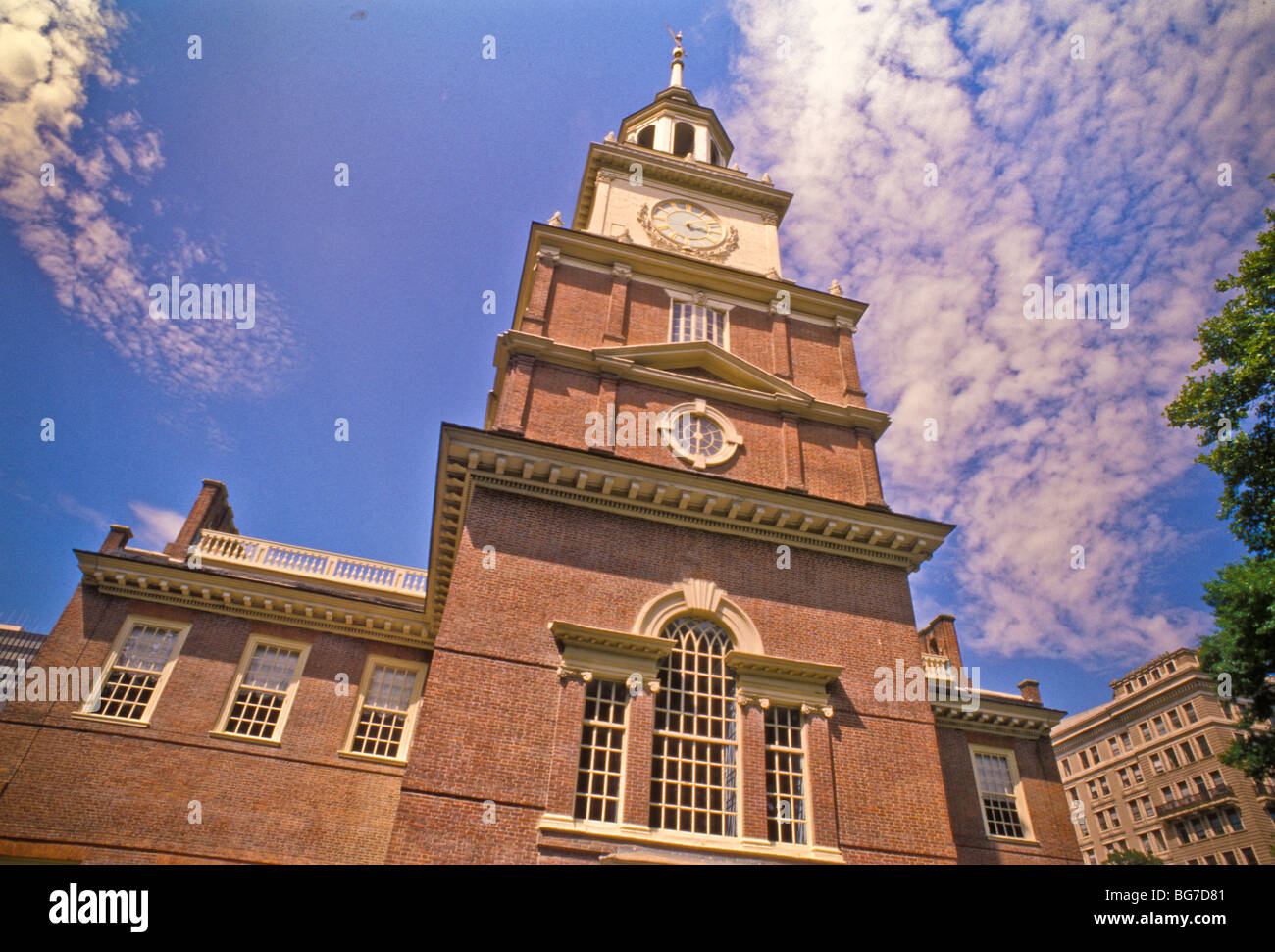 Historic Independence Hall site of Declaration of Independence