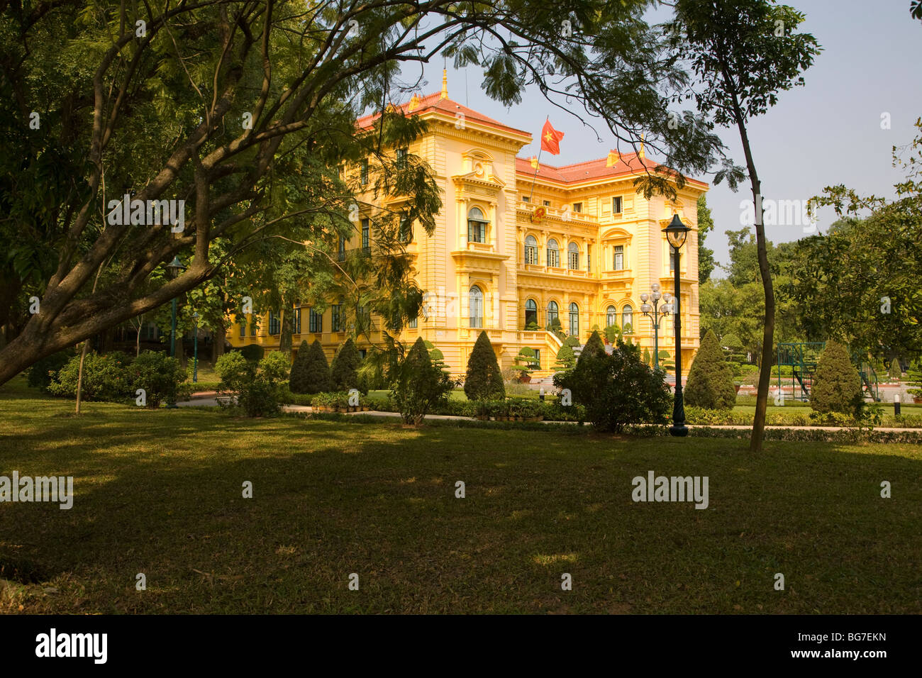 The Presidential Palace (formerly Indochina's General Governor Palace) Hanoi, Vietnam Stock Photo