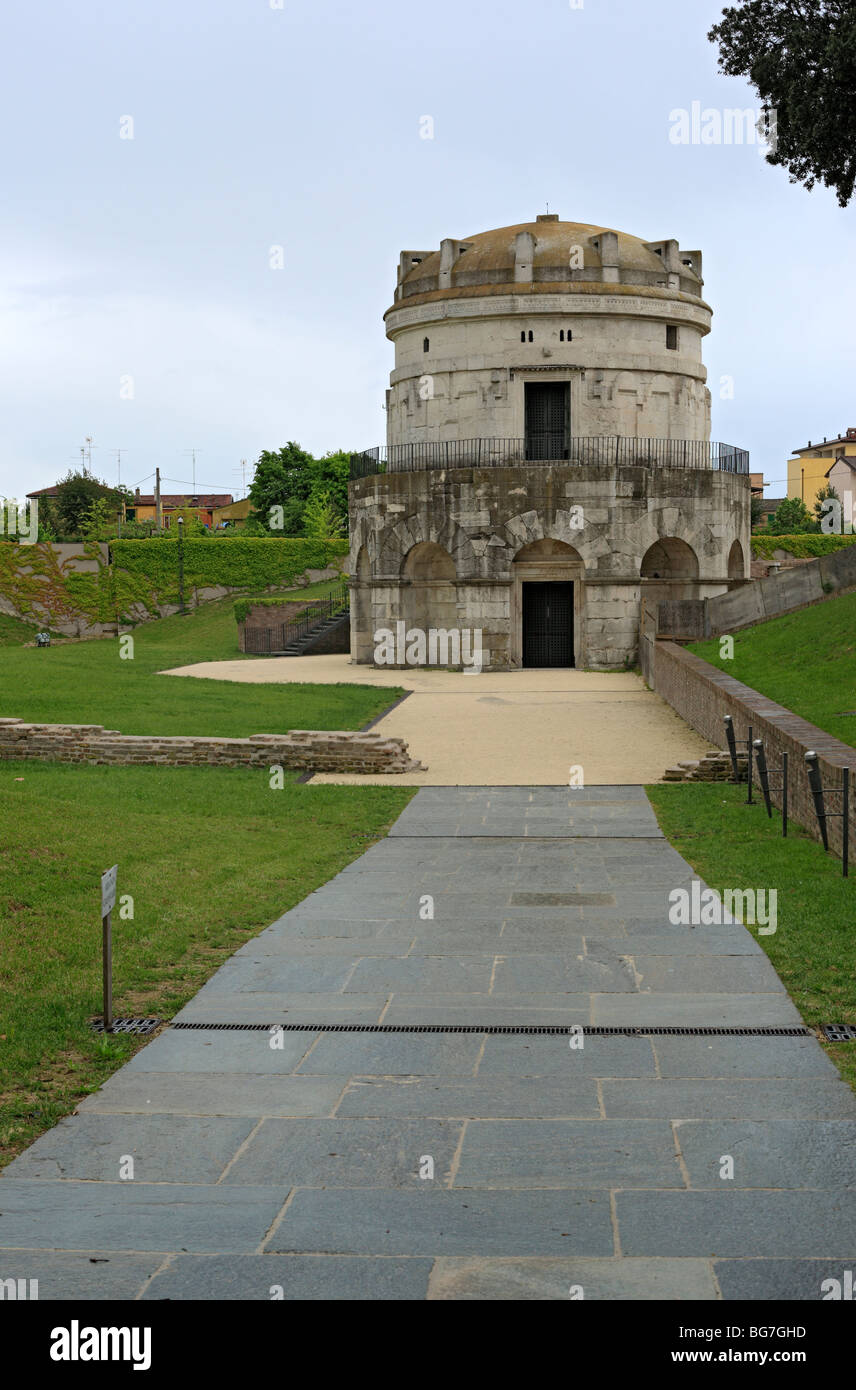 Mausoleum of Theodoric (520), Ravenna, Emilia-Romagna, Italy Stock Photo