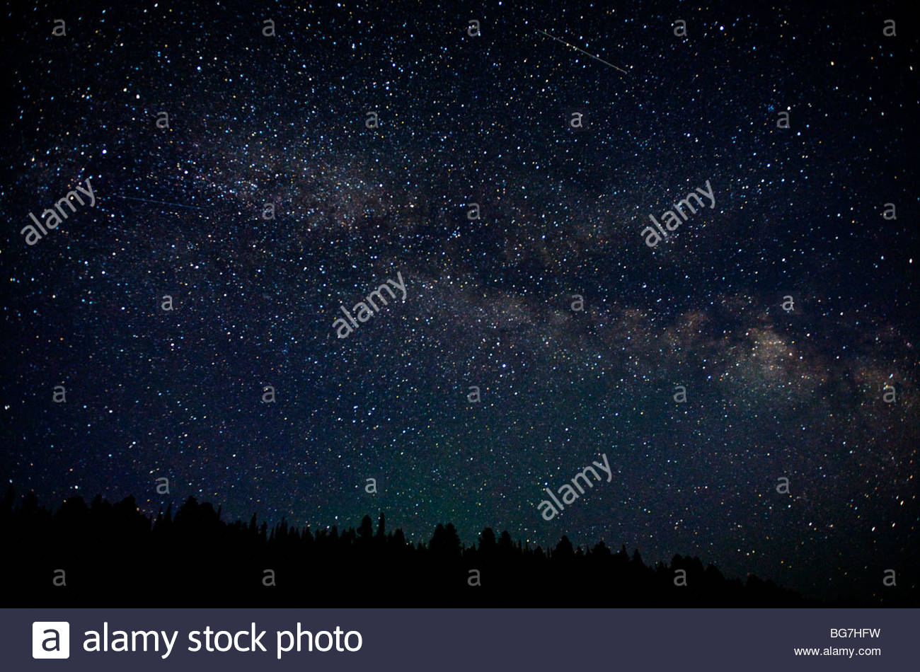Constellation of the Little Dipper - decoration of the northern sky Constellation of the Little Dipper - decoration of the northern sky