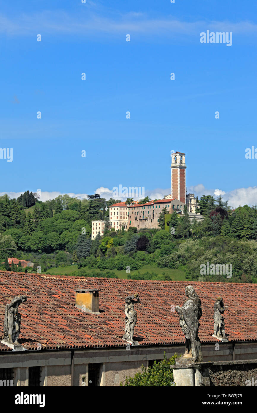 Landscape near Villa Capra 'La Rotonda', Veneto, Italy Stock Photo