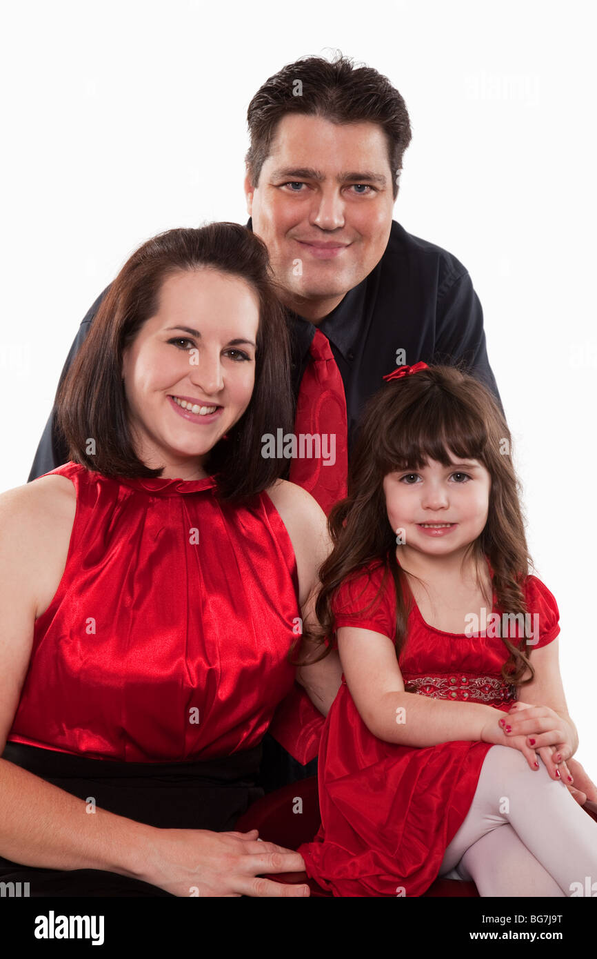 American family with 4year old toddler Stock Photo Alamy