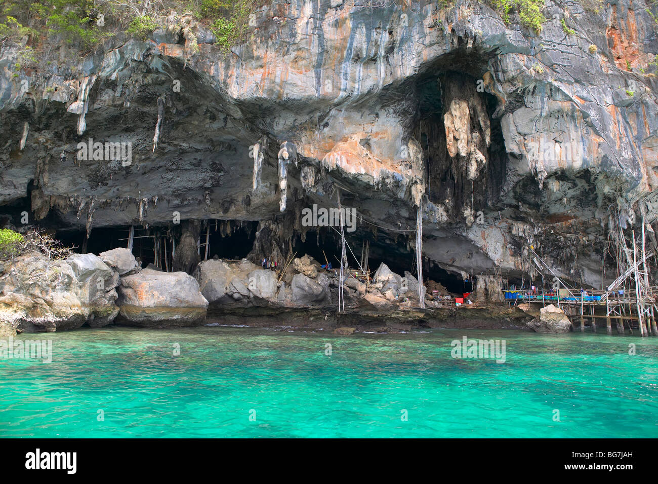 Bird's nest soup cave, near Phuket, Thailand Stock Photo Alamy