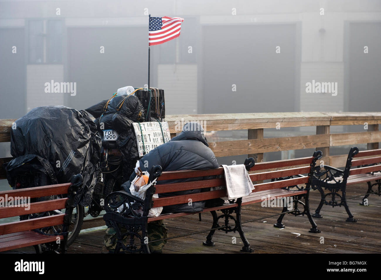 Homeless American Flag High Resolution Stock Photography and Images - Alamy