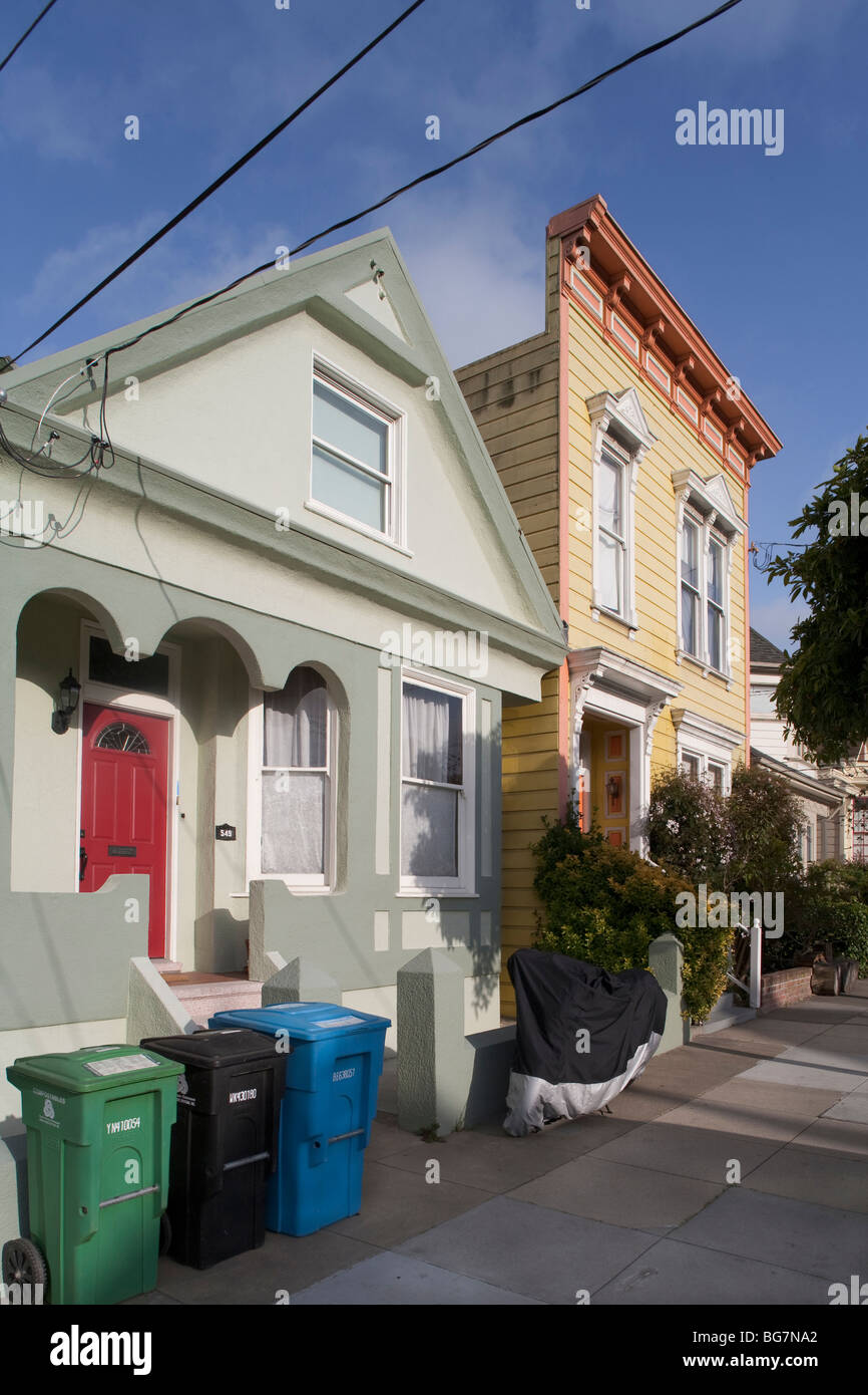 Houses, Potrero Hill, San Francisco, California, USA Stock Photo Alamy