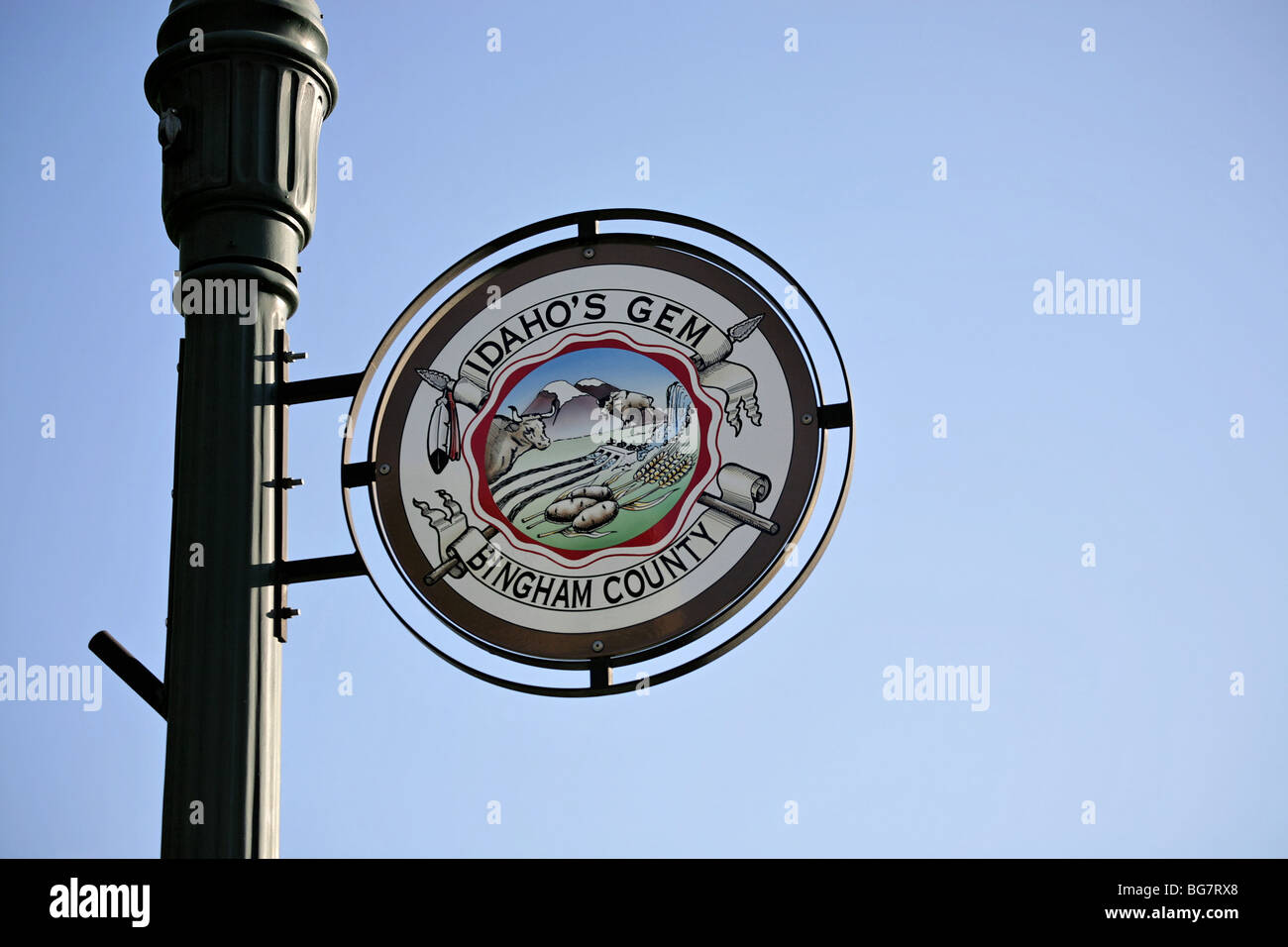 Great Seal of Bingham County, Idaho Stock Photo Alamy