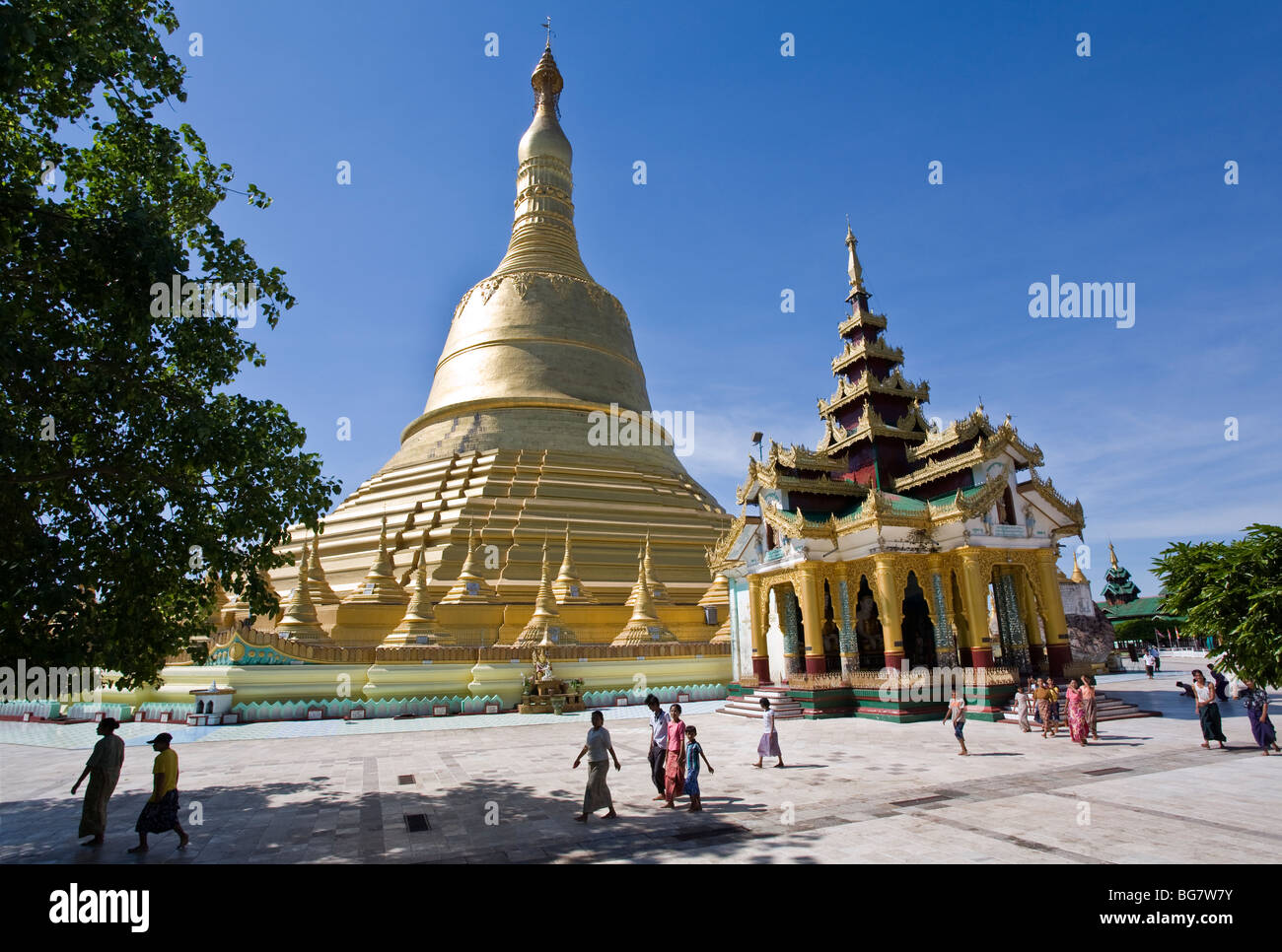 Shwemawdaw Paya. Bago. Myanmar Stock Photo