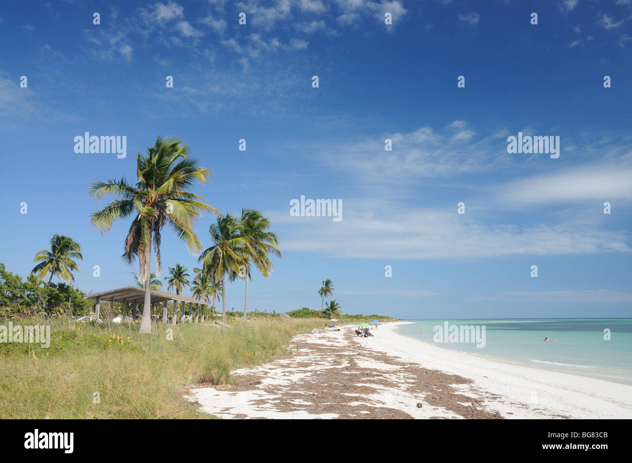 Beach at Bahia Honda Key, Florida Keys, USA Stock Photo