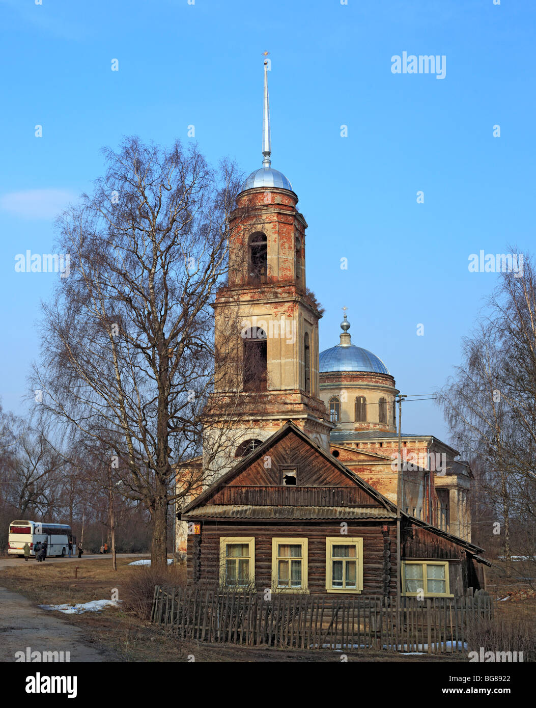 Church of St. George, Yurievskoye, Tver region, Russia, Russia Stock Photo
