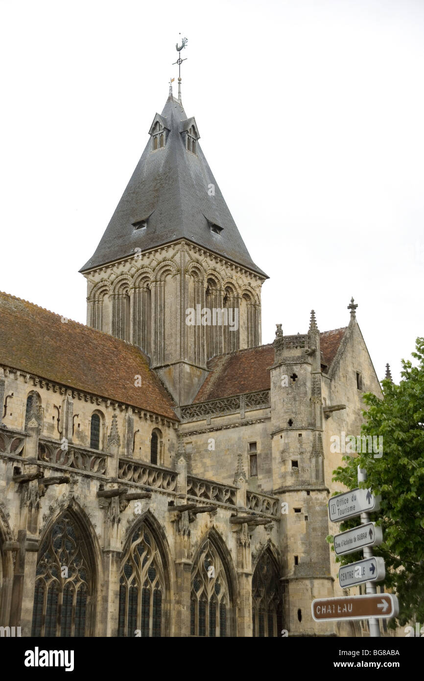 The Church of Saint Gervais in Falaise Normandy, France Stock Photo