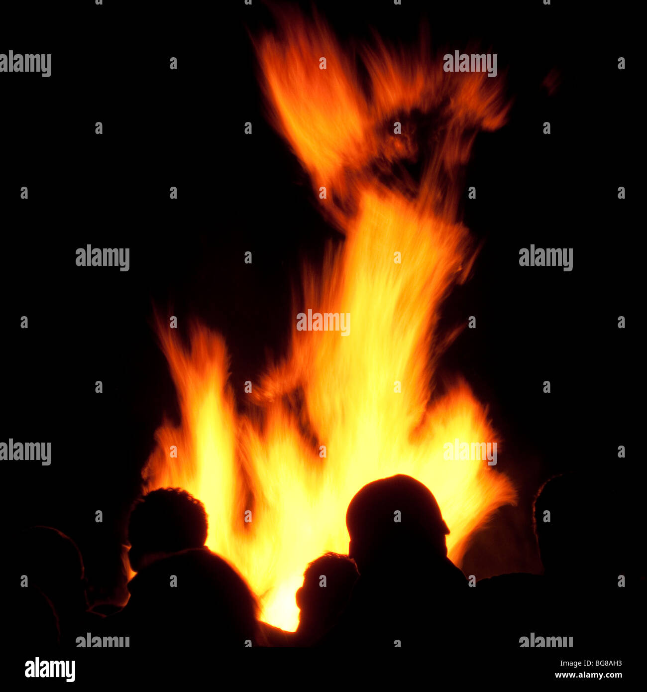 Bonfire Stock Photo