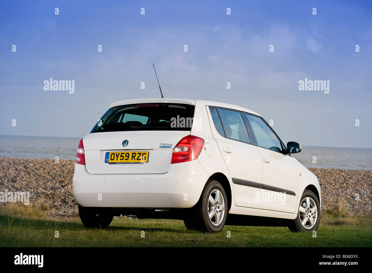 2009 Skoda Fabia greenline low emissions diesel Stock Photo