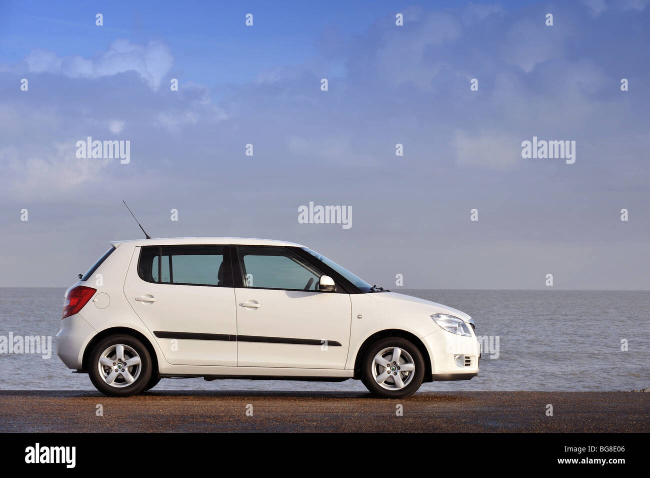 2009 Skoda Fabia Greenline low emissions diesel Stock Photo