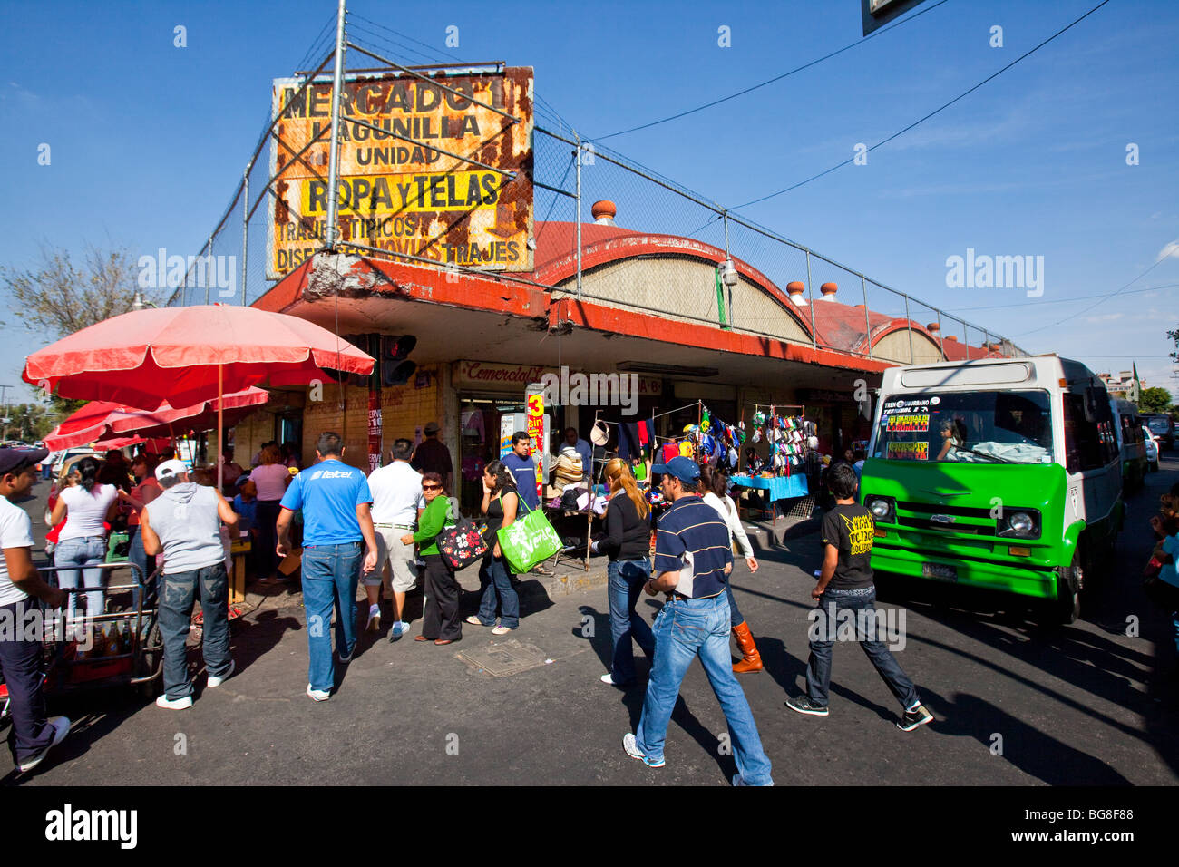 Mercado Lagunilla in Mexico City Stock Photo