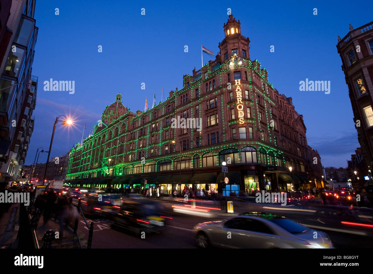 Harrods Knightsbridge London Stock Photo Alamy