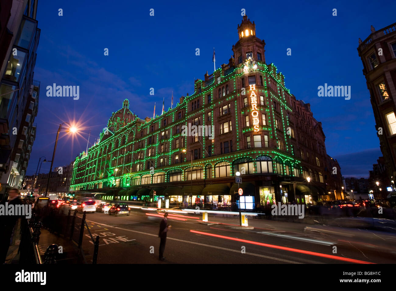 Harrods Knightsbridge London Stock Photo Alamy