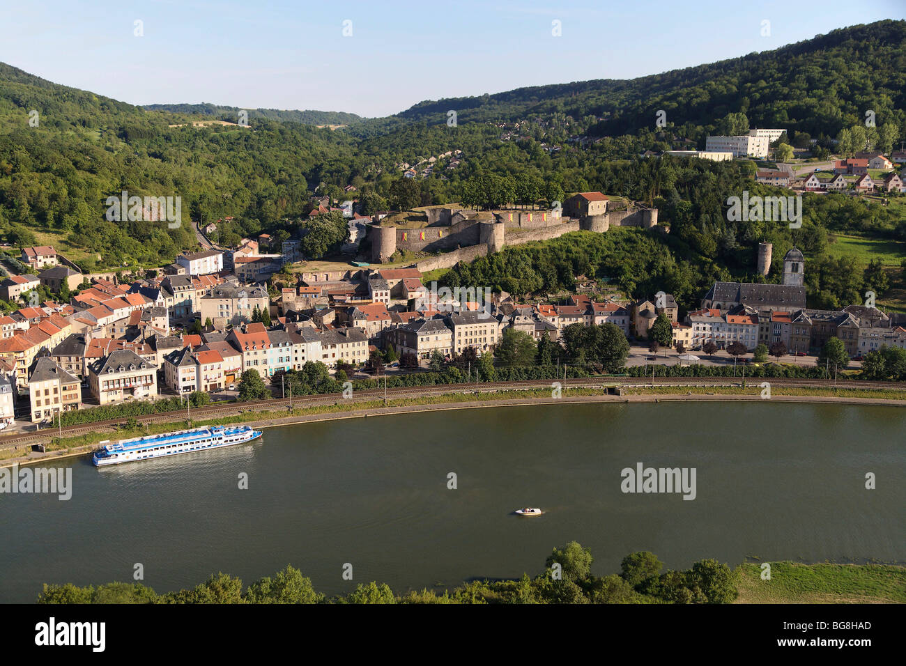 Moselle (57) : Sierck les Bains Stock Photo
