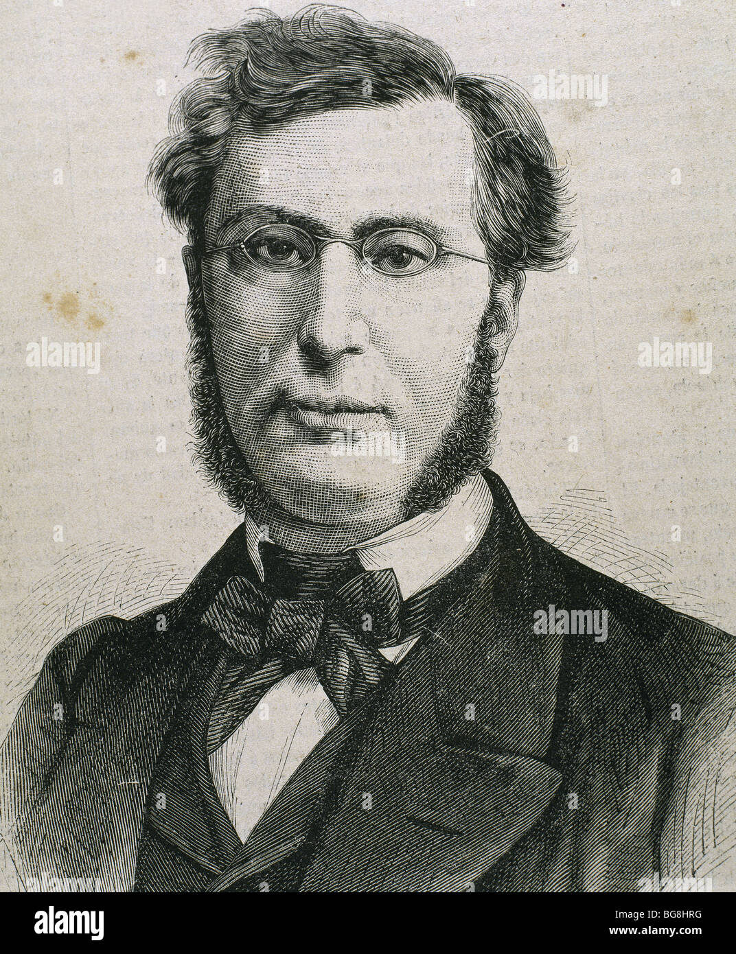 Ollivier, Emile (Marseille 1825-Saint-Gervais-Lesbains, 1913). French politician. Stock Photo