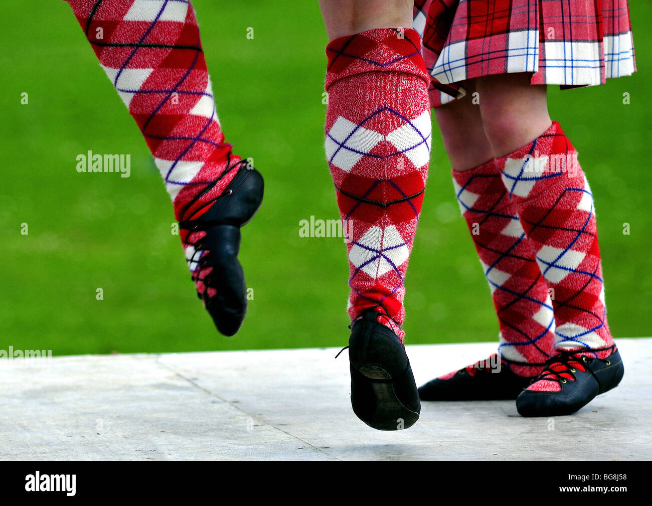 Scotland : Gaelic dance Stock Photo