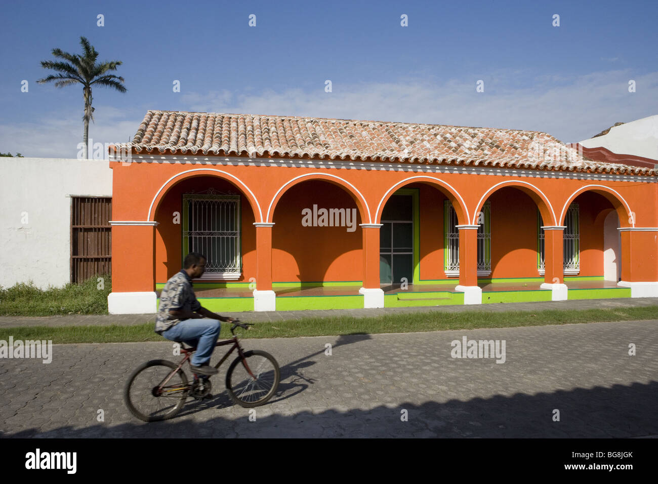 MEXICO. TLACOTALPAN. Historic city center, declared World Heritage by UNESCO. State of Veracruz. Stock Photo