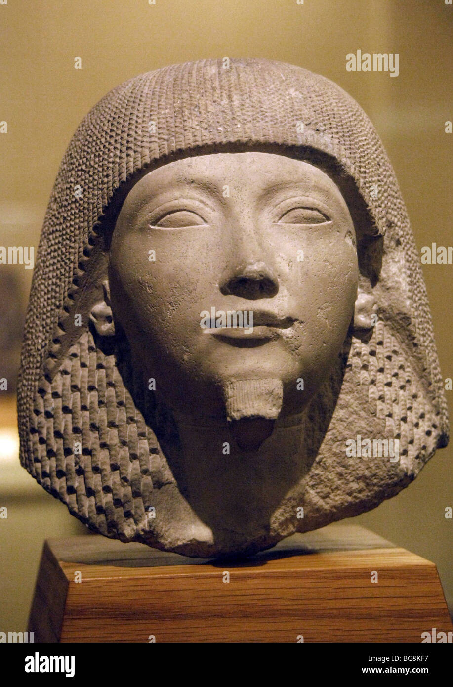EGYPTIAN ART. New Empire. Bust of a young man. Museum of Fine Arts