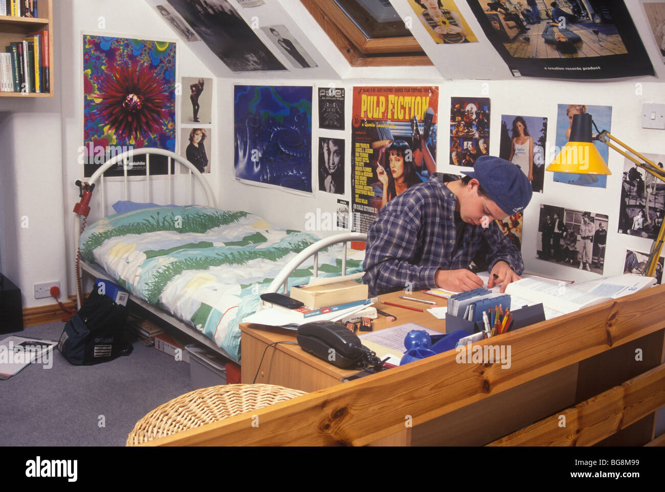 Teenage boy bedroom posters hi-res stock photography and images - Alamy