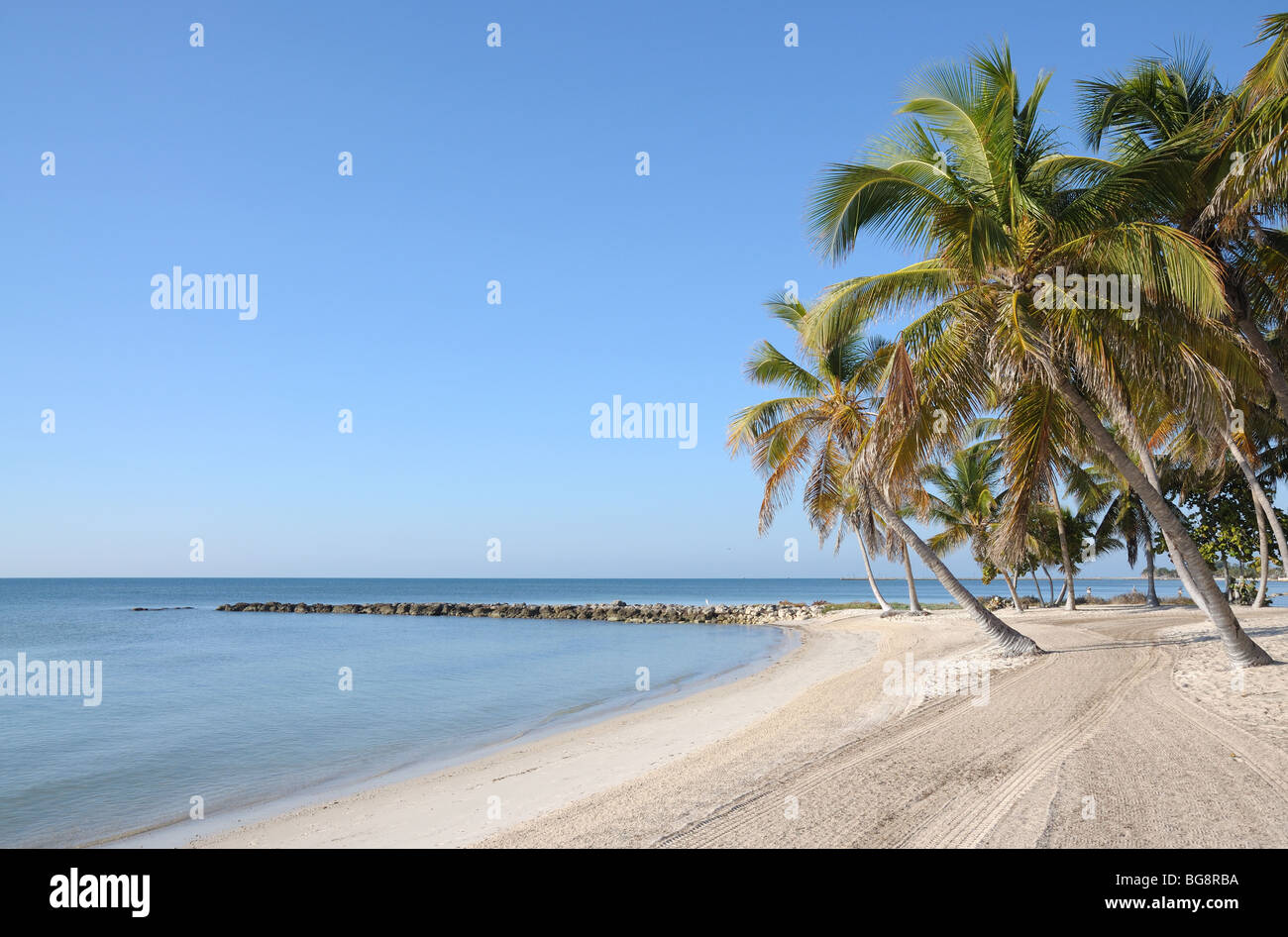 Palm Beach on Key West, Florida Stock Photo