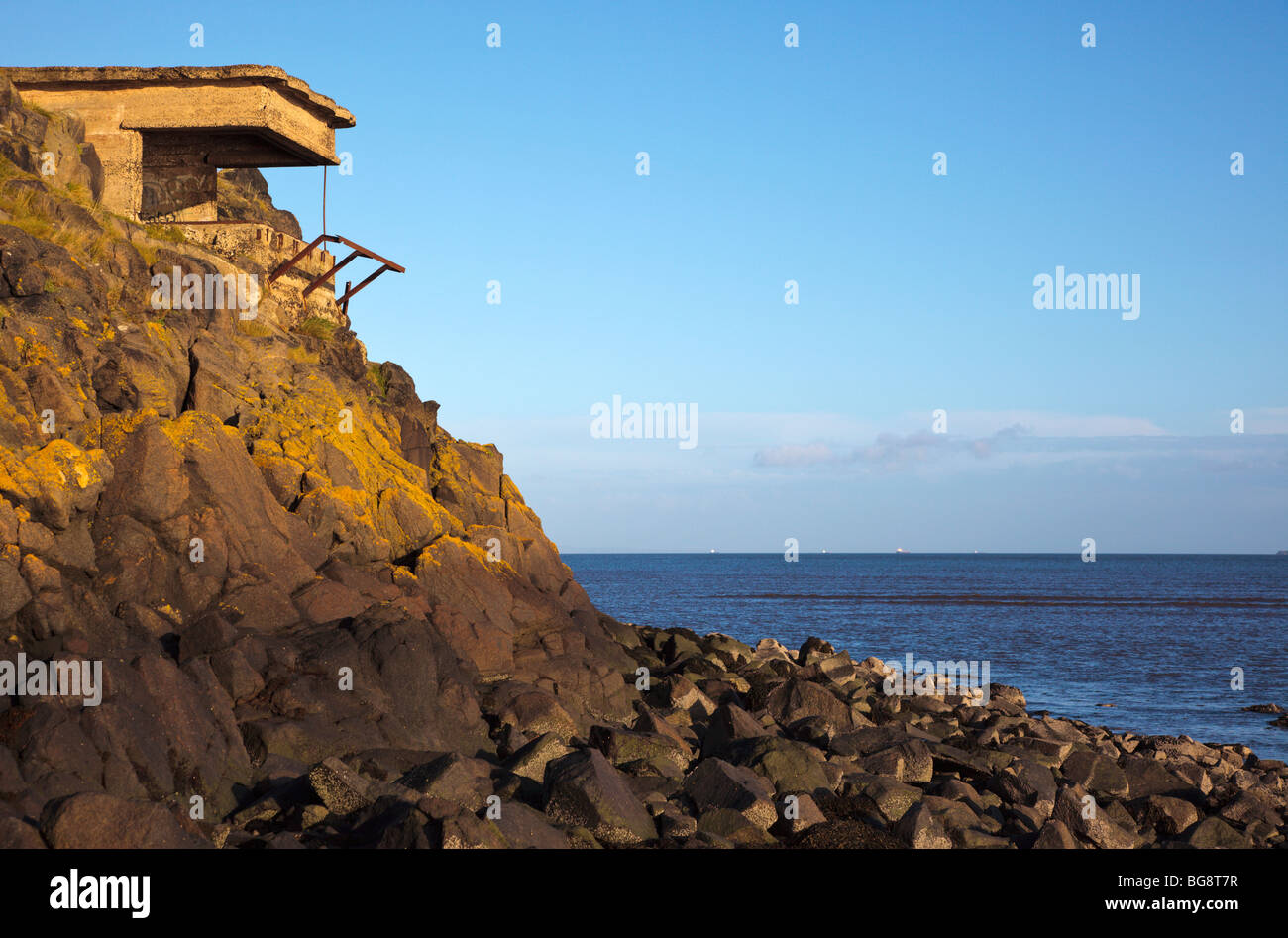 Cramond Island near Edinburgh Scotland UK Stock Photo