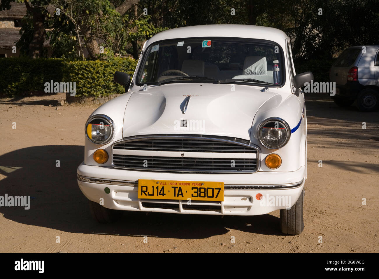 India ambassador car Stock Photo