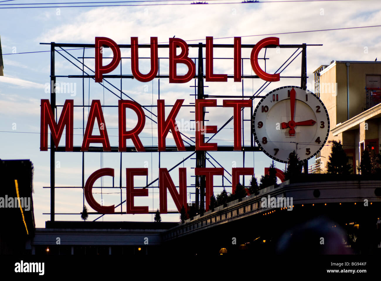 Pikes Place Market, Seattle, Washington Stock Photo