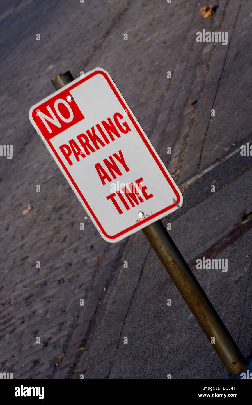 no-parking-any-time-sign-stock-photo-alamy