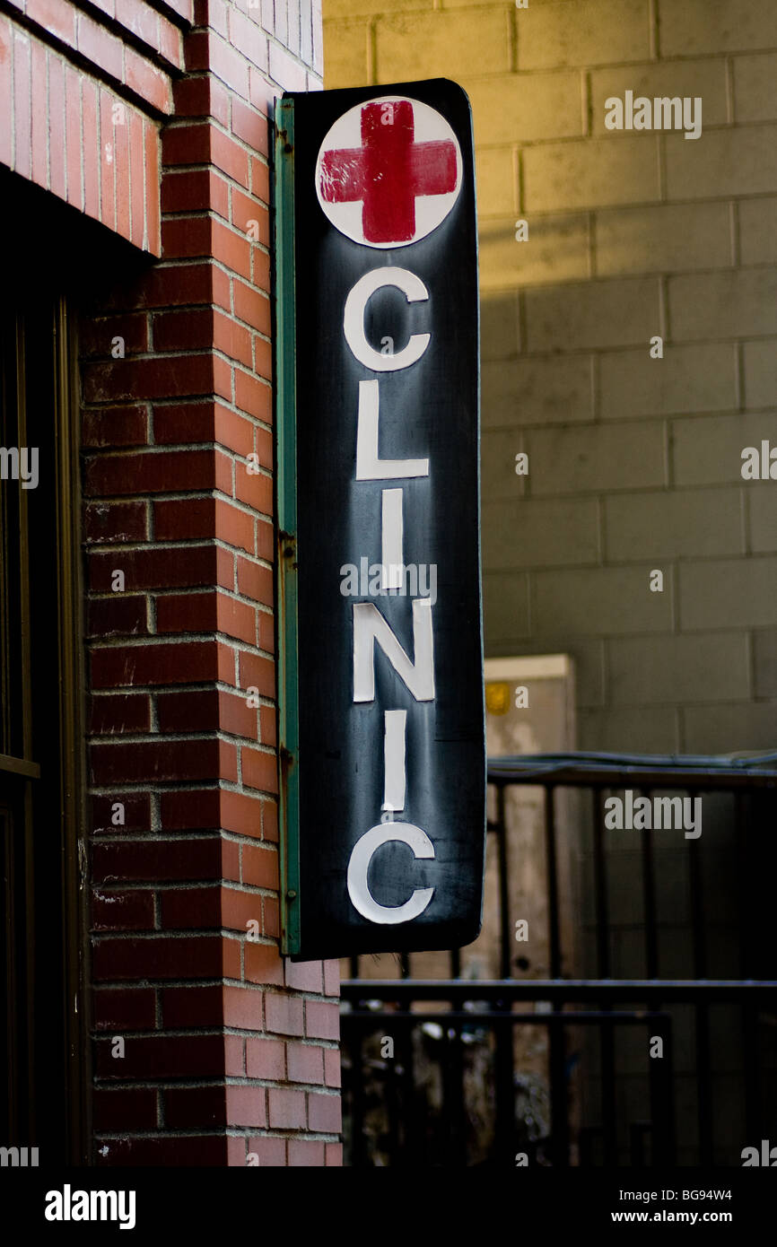 Medical Clinc Sign Stock Photo