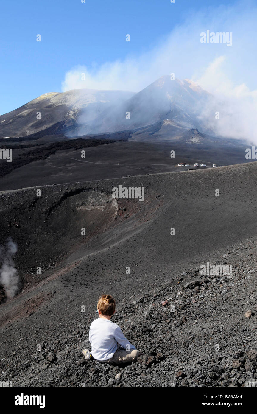 Italy, Sicily Mount Etna Stock Photo Alamy