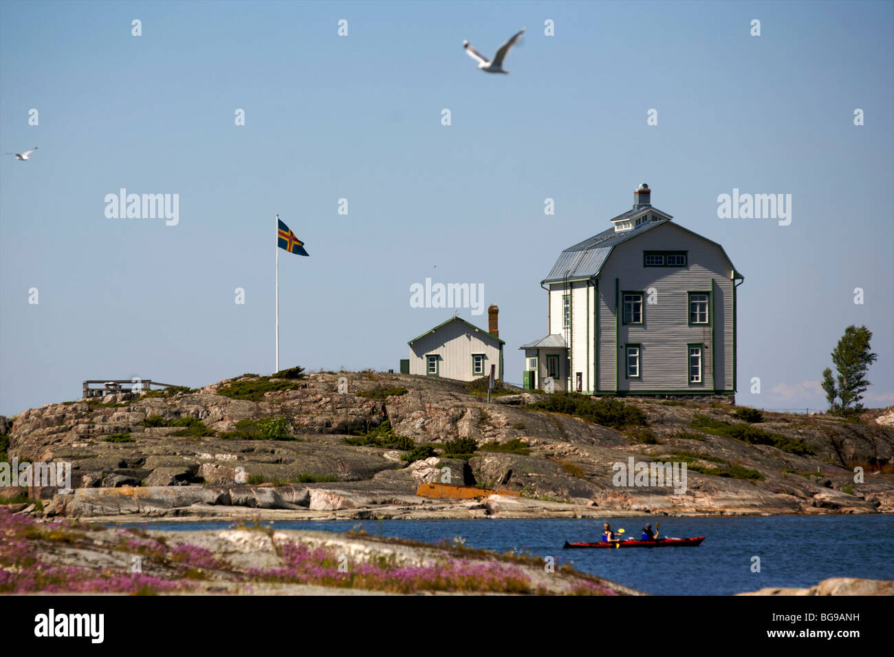 Finland, Åland Islands Canoe trip Stock Photo Alamy