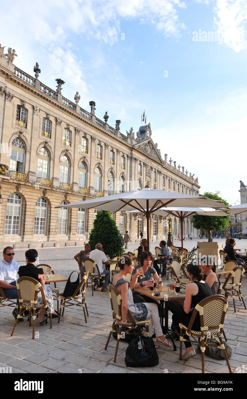 Nancy cafe terrace hi-res stock photography and images - Alamy