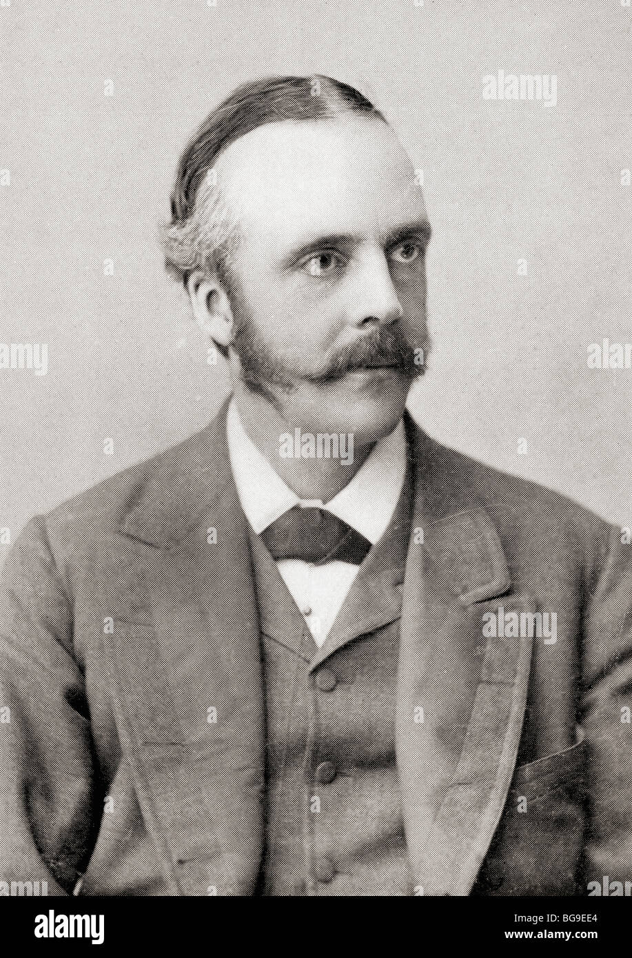 Arthur James Balfour, 1st Earl of Balfour, 1848 to 1930. British Conservative politician, statesman and Prime Minister Stock Photo