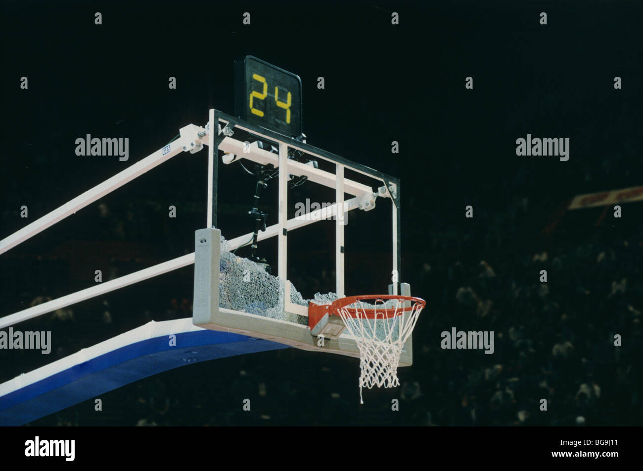 grade school shattered backboard