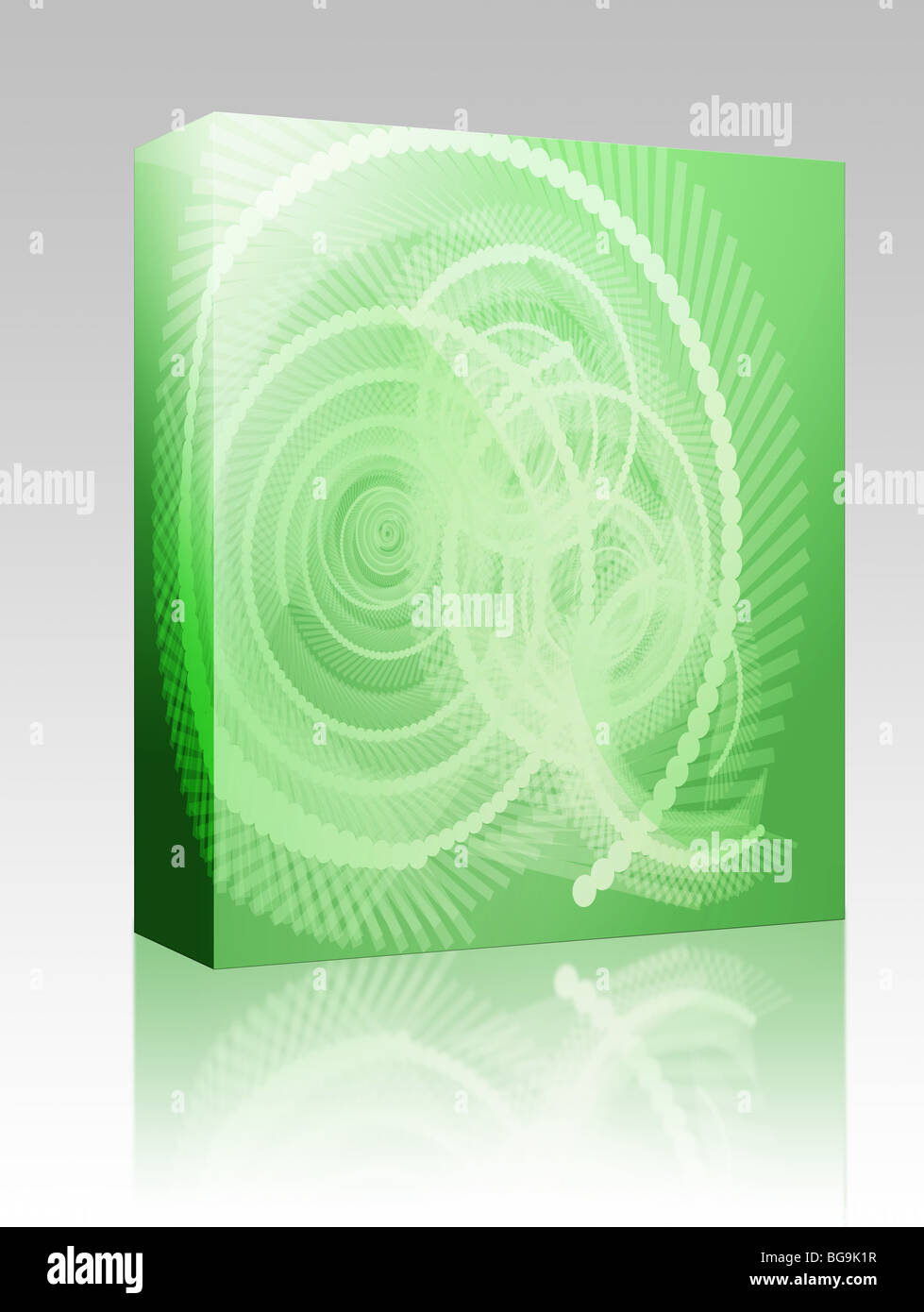 Software package box Abstract geometric spiral design wallpaper ...