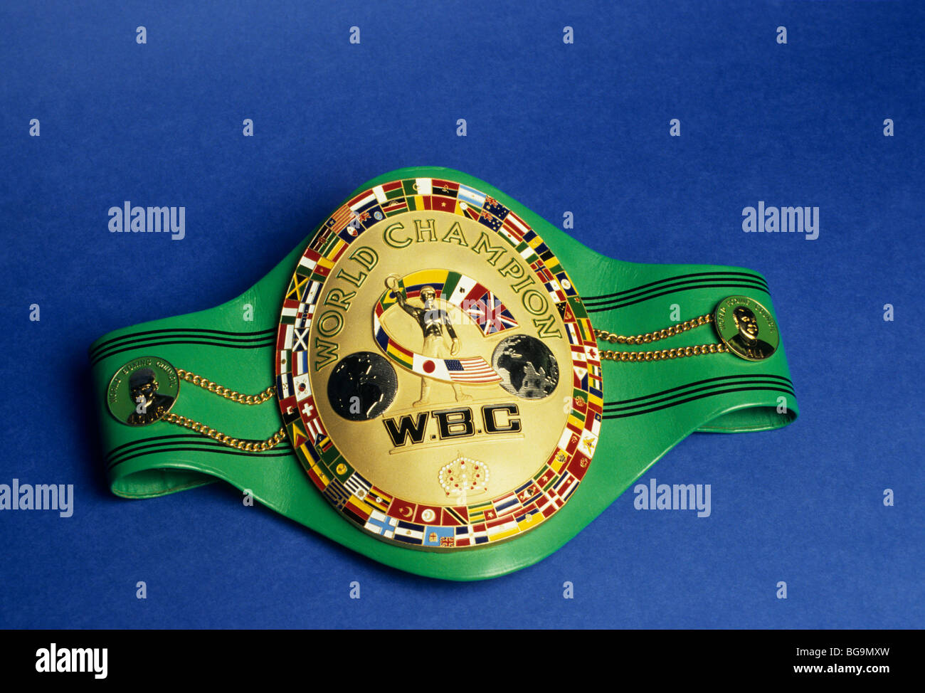 Close up of a WBC championship belt Stock Photo Alamy