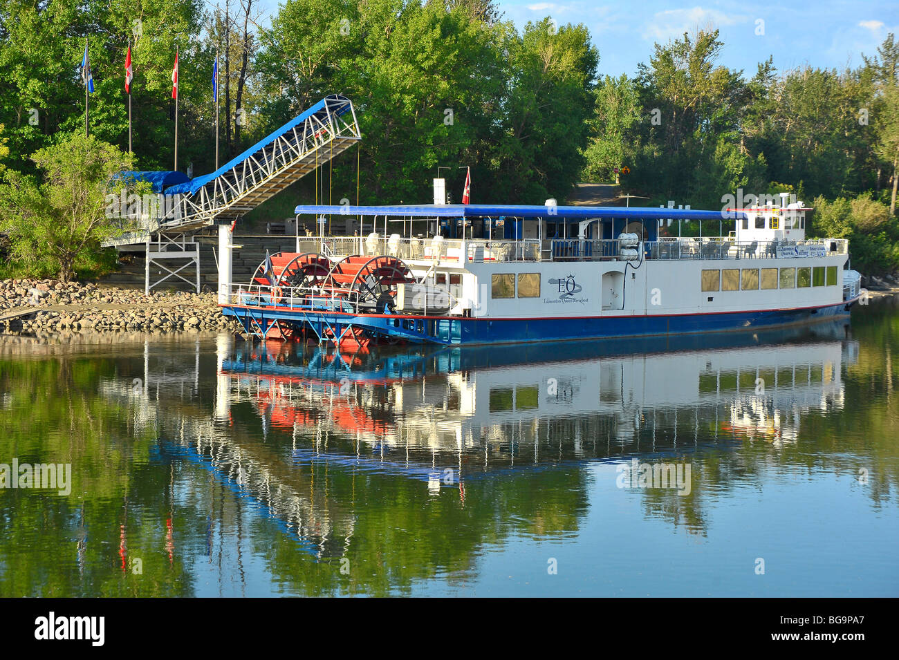 'Edmonton Queen' riverboat Stock Photo