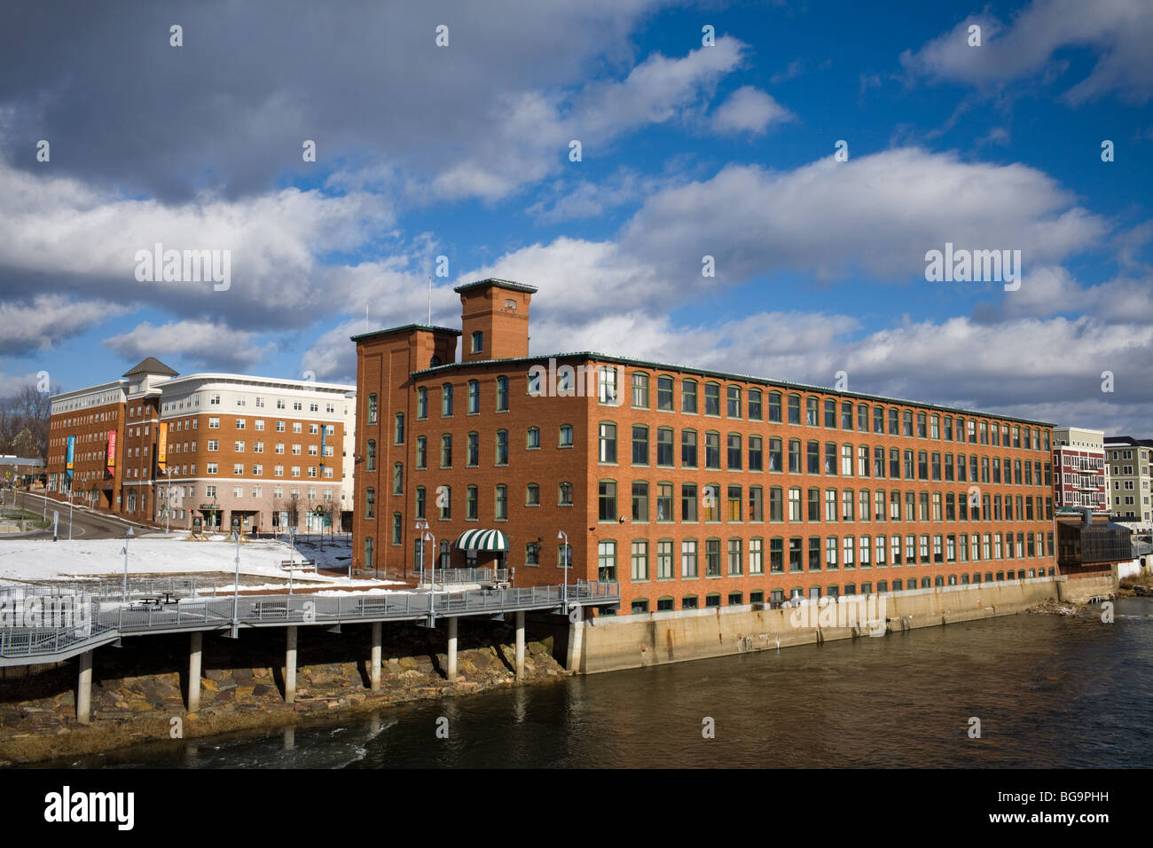 Champlain Mill, former woolen mill, Winooski ,Vermont, has several