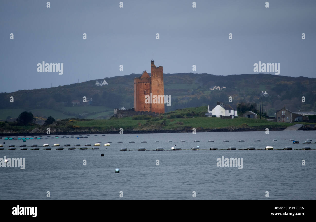 Mussel farming, Roaring water Bay, West Cork, Ireland Stock Photo