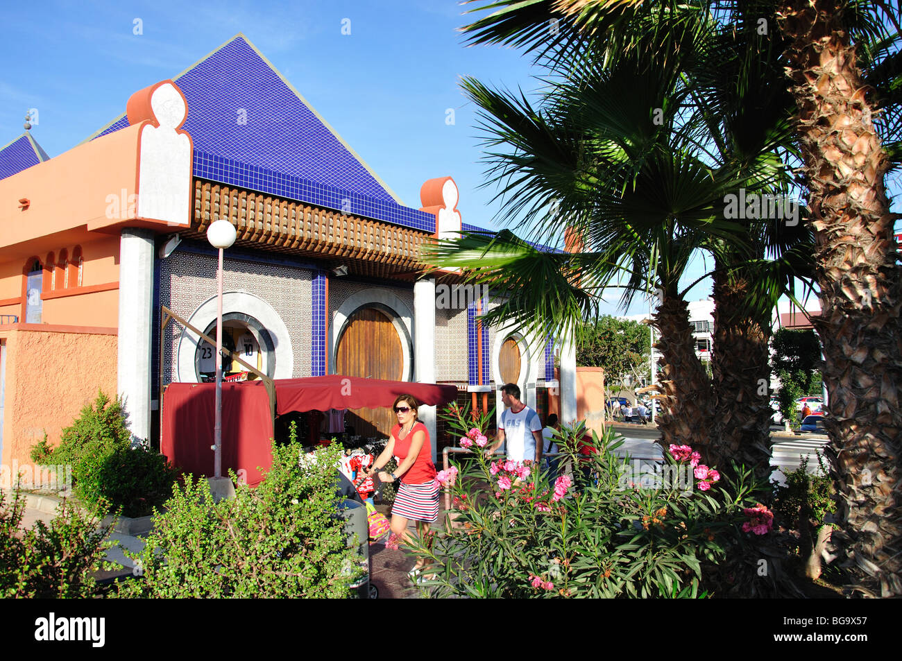 Yumbo Shopping Centre, Playa del Ingles, Gran Canaria, Canary Islands, Spain Stock Photo