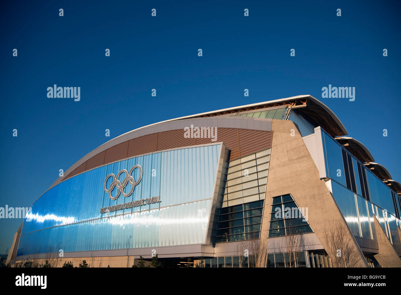 Richmond Olympic Oval, Richmond, British Columbia, Canada Stock Photo