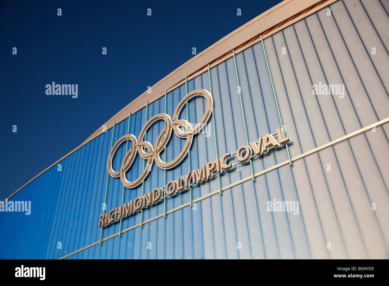 Richmond Olympic Oval, Richmond, British Columbia, Canada Stock Photo