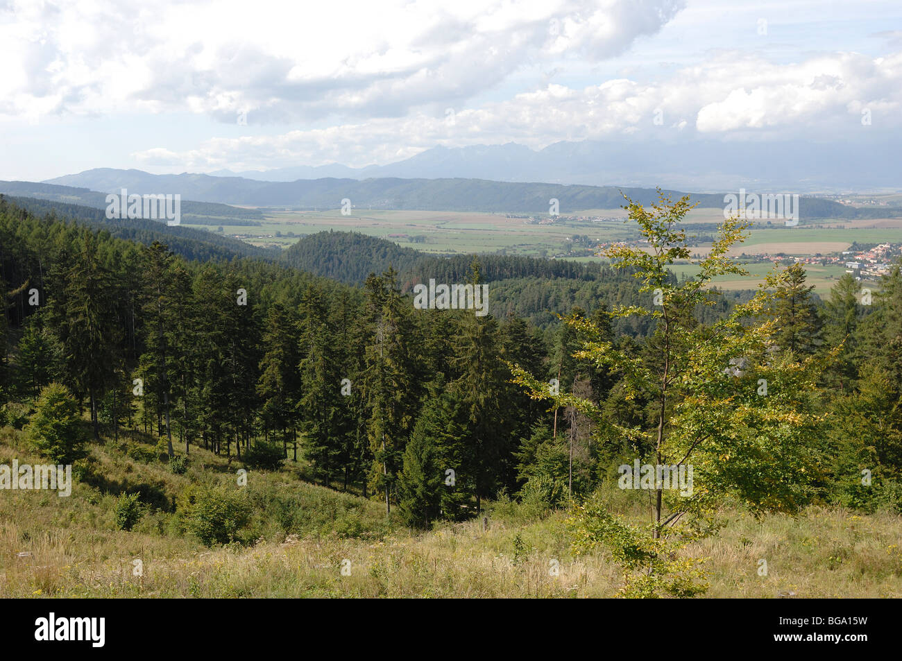 Slovakia Raj A rare view looking out from Slovensky Raj National Park Slovakia ...
