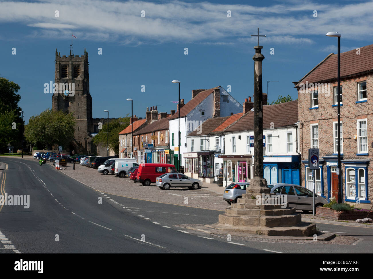 Bedale, market town in North Yorkshire Stock Photo - Alamy