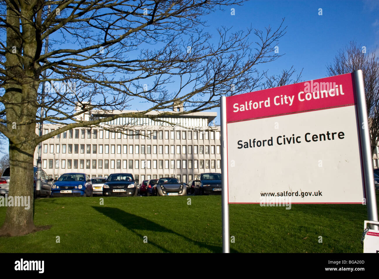 Salford City Council Civic Centre, Swinton, Salford, Greater Manchester, UK Stock Photo